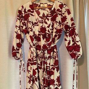 BUNDLE THREE ITEMS FOR FREE SHIPPING Vintage Chiffon Floral Dress